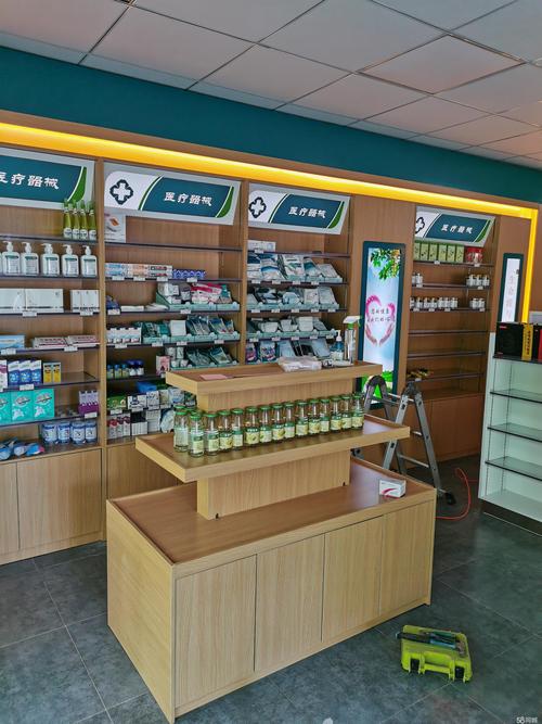 常州大药房展示柜展示架定制工厂,药店柜台货架生产